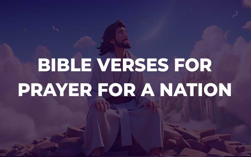 Bible Verses For Prayer For A Nation