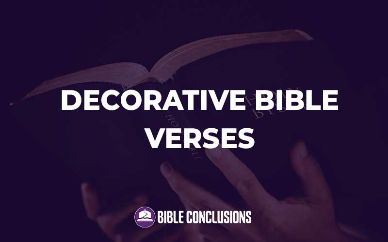 Decorative Bible Verses