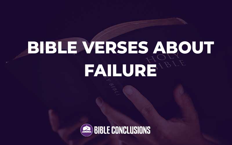 Bible Verses About Failure