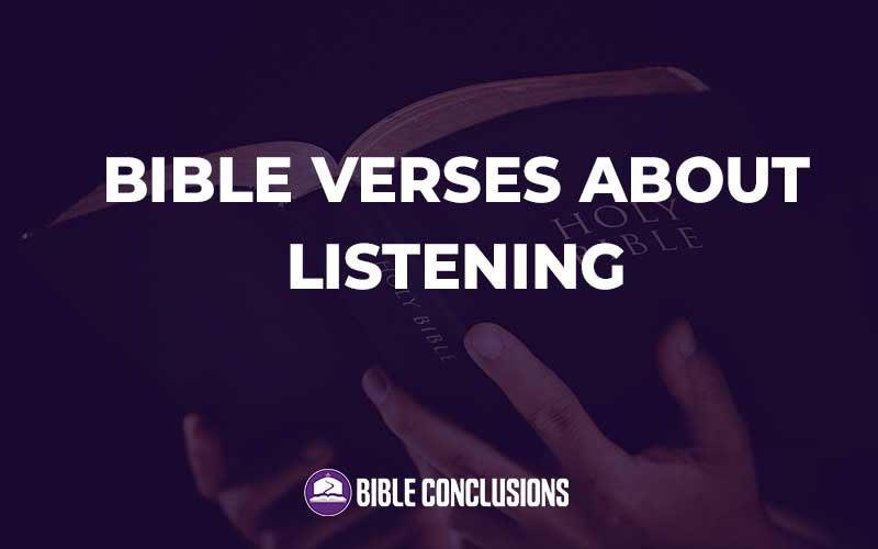 Bible Verses About Listening