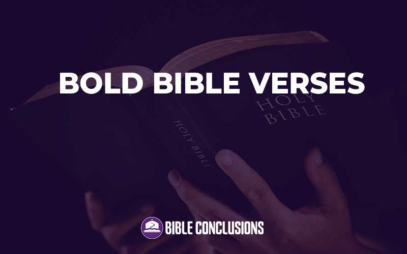 Bold Bible Verses
