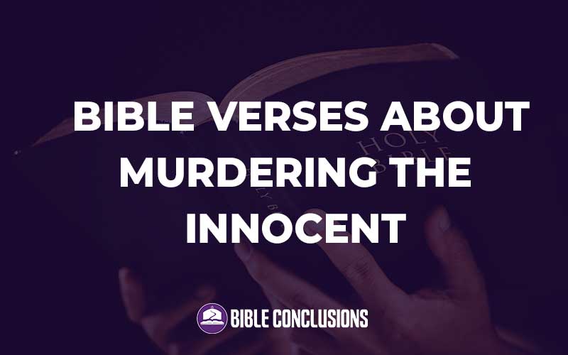 Bible Verses About Murdering The Innocent