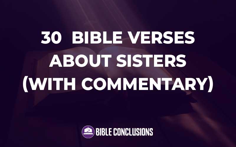 Bible Verses About Sisters