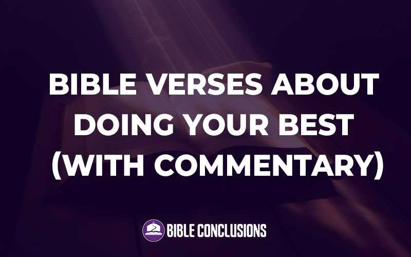 Bible Verses About Doing Your Best