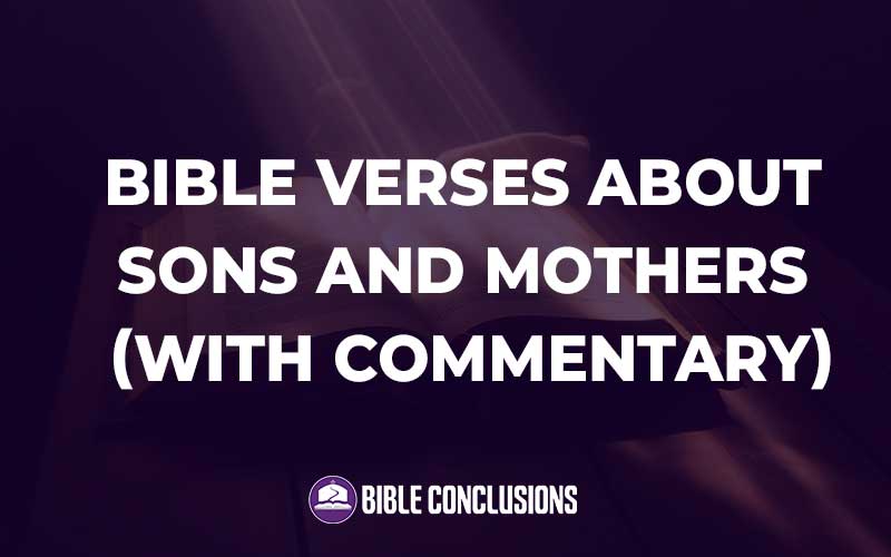 Bible Verses About Sons And Mothers