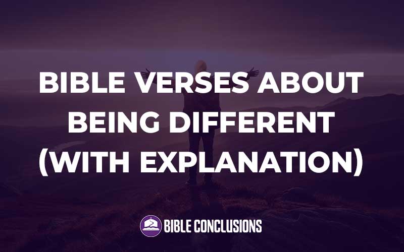 Bible Verses About Being Different