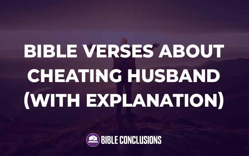 Bible Verses About Cheating Husband