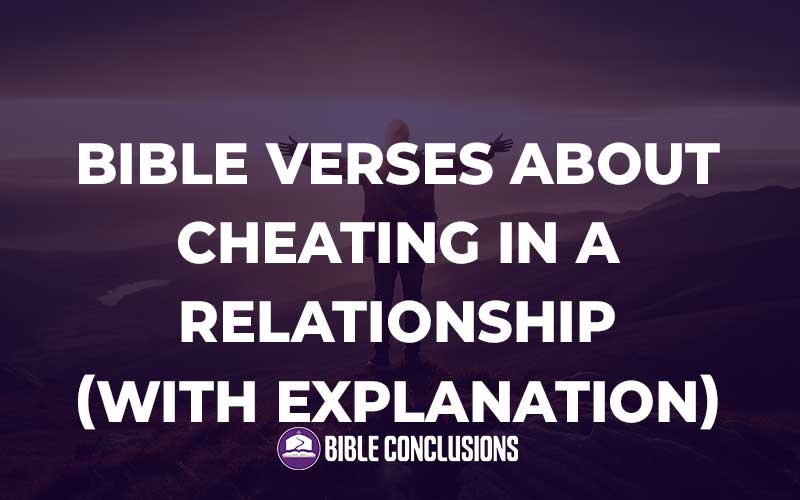 Bible Verses About Cheating In A Relationship