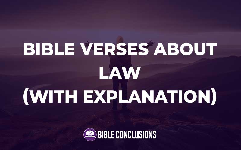 Bible Verses About Law