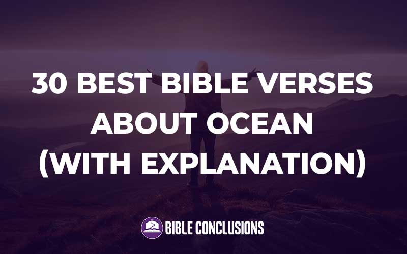 Bible Verses About Ocean