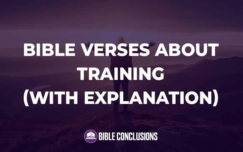 Bible Verses About Training