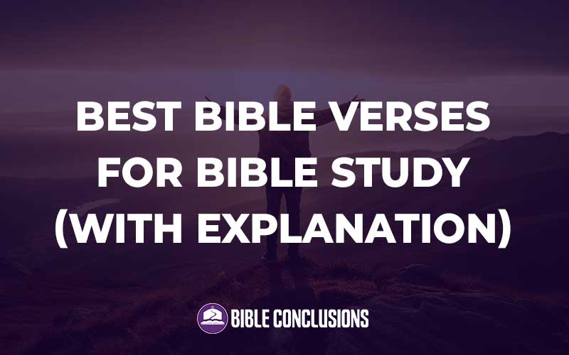 Bible Verses For Bible Study