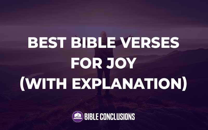 Best Bible Verses For Joy