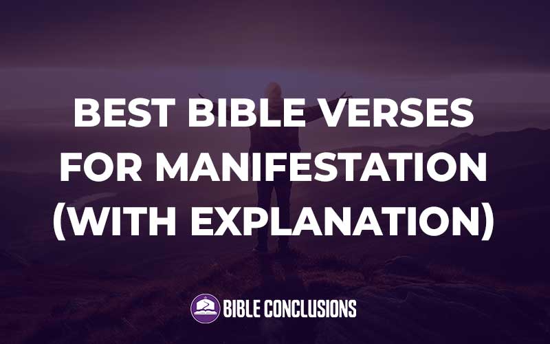 Best Bible Verses For Manifestation