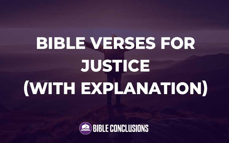 Bible Verses For Justice