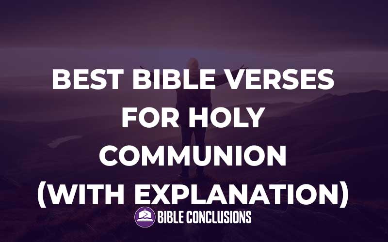 Bible Verses For Holy Communion