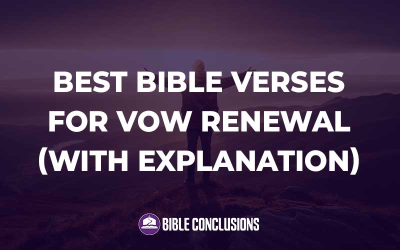 Bible Verses For Vow Renewal