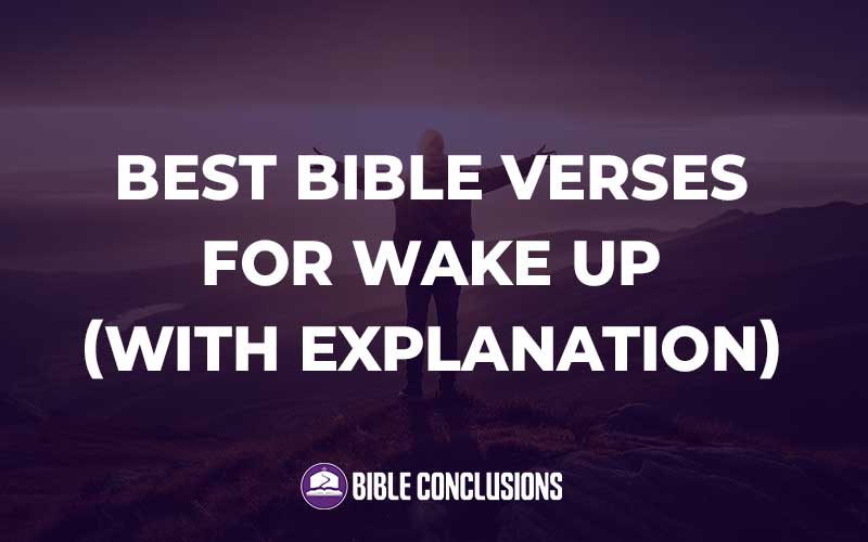 Bible Verses For Wake Up