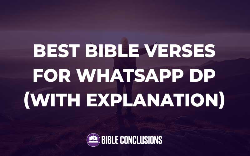 Bible Verses For Whatsapp Dp