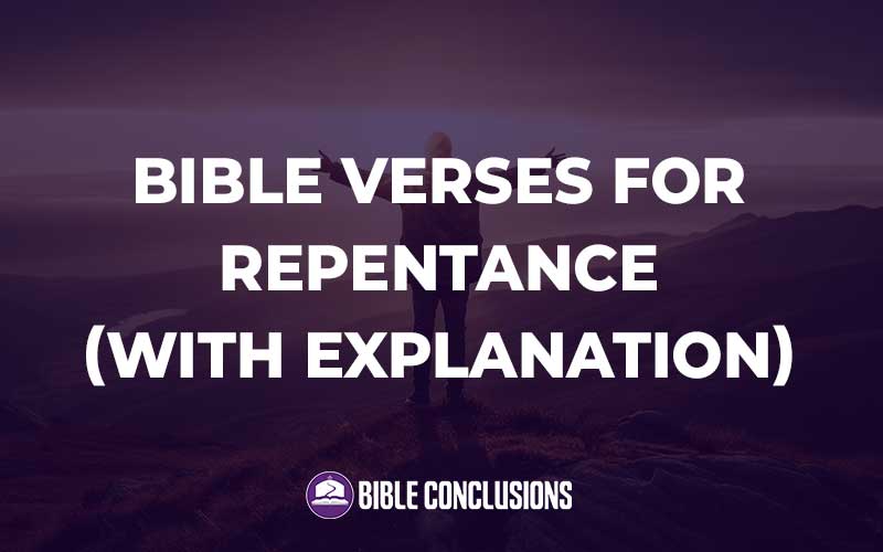 Bible Verses For Repentance