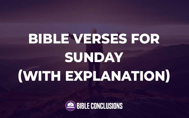 Bible Verses For Sunday