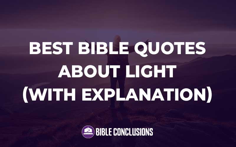 Best Bible Quotes About Light