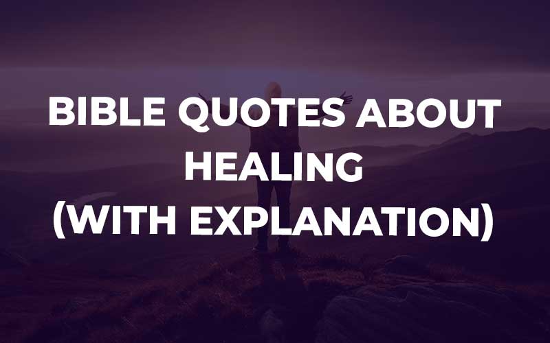 Bible Quotes About Healing