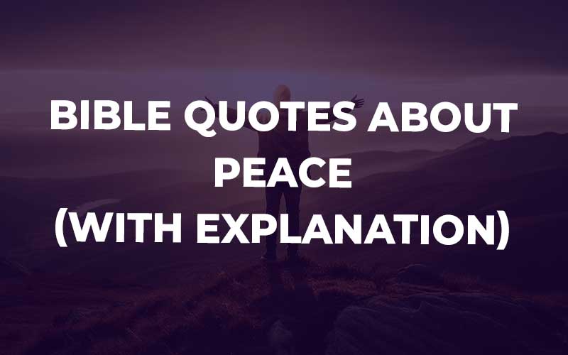 Bible Quotes About Peace