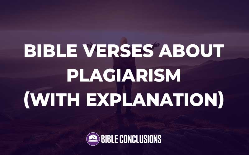 Bible Verses About Plagiarism