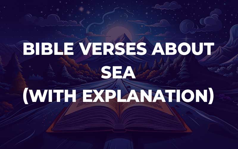 Bible Verses About Sea