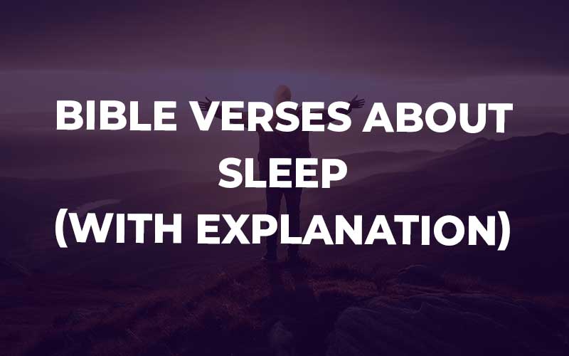 Bible Verses About Sleep