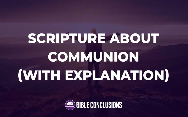 Scripture About Communion