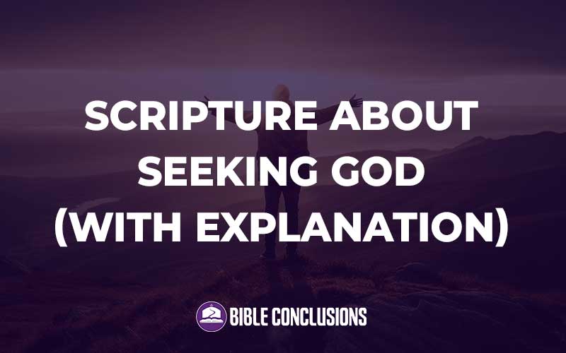 Scripture About Seeking God