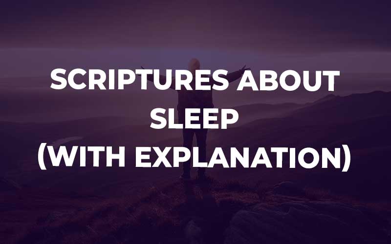 Scriptures About Sleep