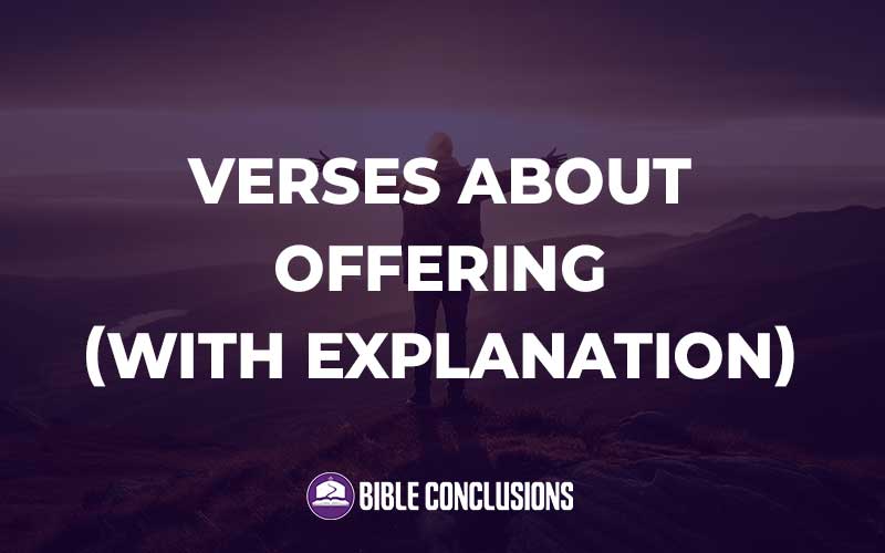 Verses About Offering