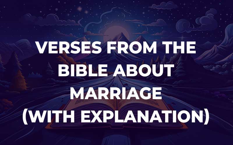 Verses From The Bible About Marriage