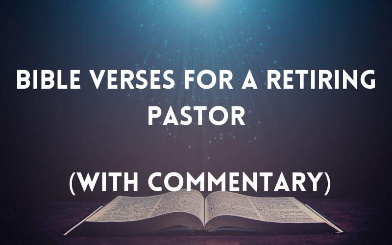 Bible Verses For A Retiring Pastor