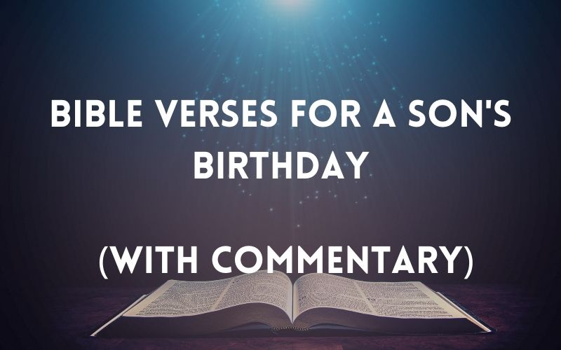 Bible Verses For A Son'S Birthday